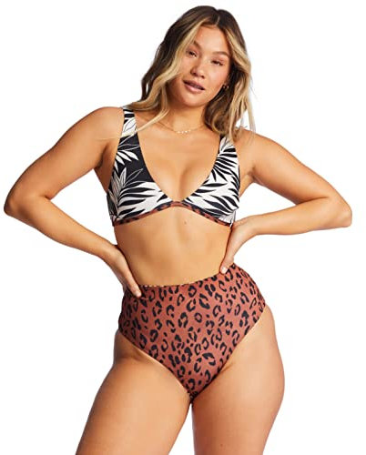 BILLABONG Spotted In Paradise AVA - Reversible Tank Bikini Top for Women - Wendbares Tank-Bikinioberteil - Frauen - S - Multi