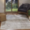 Livabliss Faro Vintage Teppich groß - Orientalischer Teppich Wohnzimmer 200x274 cm, Esszimmer, Schlafzimmer - Boho Teppich, Kurzflor Teppich für einfache Pflege - Muster Teppich in Taupe und Elfenbein