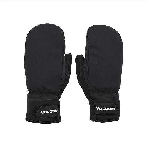 Volcom Herren Nyle Insulated Pipe and Park Winter Snowboard Ski Mitt Handschuhe, Schwarz S4, X-Large