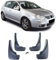 Schmutzfänger Set vorne und hinten Schwarz für VW Golf 5 Limousine Variant 03-09