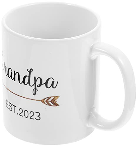 MAGICLULU boccale in ceramica tazzine da caffè bianche coppa del nonno bicchieri d'acqua tazza in ceramica retrò tazza d'acqua retrò Vintage ▾ tazza di latte regalo tazza di caffè Padre