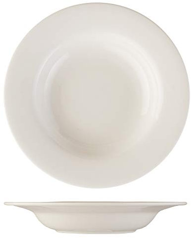 (Set 6 uds) Glubel Vajilla Porcelana Fine China (Plato hondo/sopa Ø23 cm.)