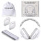 Lilian&Gema 2-in-1 Baby Ear Defender for Babies and Toddlers up to 4 Years, Adjustable Baby Headphones with Stretchy Band, Noise Cancelling Headphones, Against Hearing Damage & Improves Sleep (Gray)