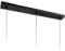 Chrasy Pendant Cable Grip Plaque pour Luminaire Lampe Suspension Pince Complet Couverture de Plafond longue Ensemble Full Set Noir (Blanc)