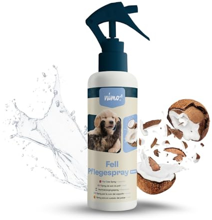 nimo® Fell Pflegespray Kokos | Für Hunde, Katzen & Haustiere | Glänzendes & Gepflegtes Fell | Leichtere Kämmbarkeit, Fellpflege, Entwirrung