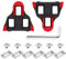 SPD Cleats,SPD Sl Pedale,SPD-Cheats Rot,für Shimano Pedale für Fahrrad-Cleats Set,Klapppedale Pedalplatten Fahrradzubehör Set Bike,Look Keo Cleats,Klickpedale,Lookpedale Sportpedale für Mountainbike