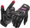 KEMIMOTO Guantes Moto Verano, Resistencia al Impacto, Deportivos Protectores y Transpirables Hombres y Mujeres, Palma Antideslizante, con Pantalla Táctil, Motocicletas, Escalada y Caza