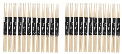 Tityvirnix Glockenspiel Lot de 2 paires de baguettes en bois pour enfants et adultes