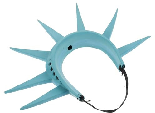 ERINGOGO Kostüm Stirnband Mit Statue Einer Fackel Für Damen Gothic Haar Accessoires Kopfschmuck Für Patriotischen Tag Und Halloween Partys