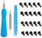 Ring Doorbell Screwdriver Replacement Kit with T6 & T15 Screwdriver and 20 Pcs Replacement Screws for Video Doorbell 2nd Gen, Pro, Elite