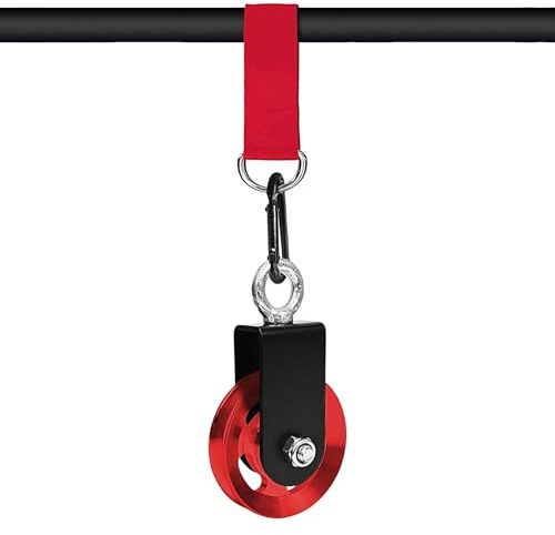 Umlenkrollen für Seile,Robustes Set mit Flaschenzug und Karabinern | Krafttraining Zubehör Mit Schnellspanner Für Heimtraining Und Marineanwendungen
