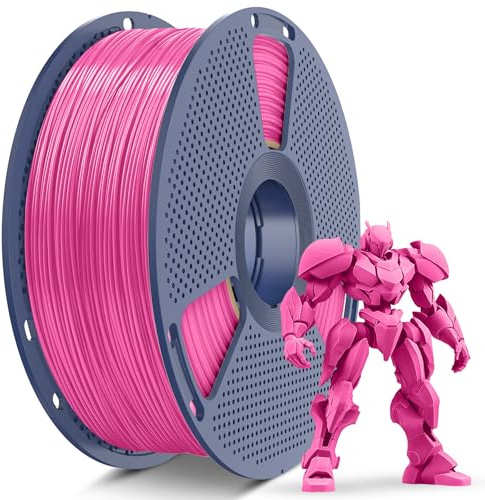 SUNLU ABS Filament 1,75mm, Hochwertige Stärke, Hohe Temperaturbeständigkeit, 3D Drucker Filament 1.75 mm, 1KG Spule, abs Magenta