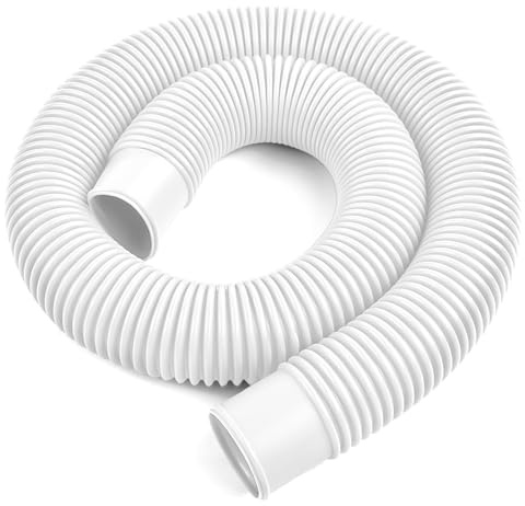 Tubo Piscina 38 mm, Tubo per Piscina da 38 mm, 1 Metri Tubi per Piscina, Tubi di Ricambio per Piscina, Tubo Flessibile per Piscine, Accessorio Piscina per Pompa Filtro Intex e Bestway