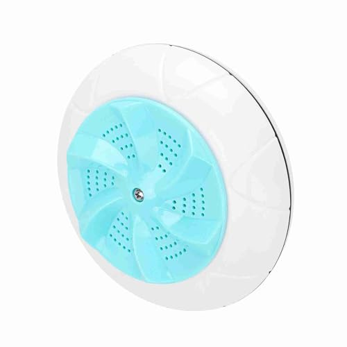 Qcwwy Qcwwy Ultraschall-Waschmaschine, USB-betriebene Mini-Waschmaschine mit Automatischer Turbinenreinigung für Reisen und den Heimgebrauch, Kompakte 13 Cm für Socken und Unterwäsche (WHITE) (GREEN)