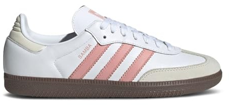 adidas Originals Superstar Jungen Sneaker, Cloud White/Wonder Mauve/Off White, 8.5