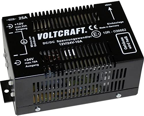 VOLTCRAFT 12/10 DC/DC-Wandler 12 V/DC - 24 V/DC/10 A 240 W
