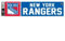 Wincraft NHL New York Rangers WCR13342613 Stoßstangenleiste, 7,6 x 30,5 cm