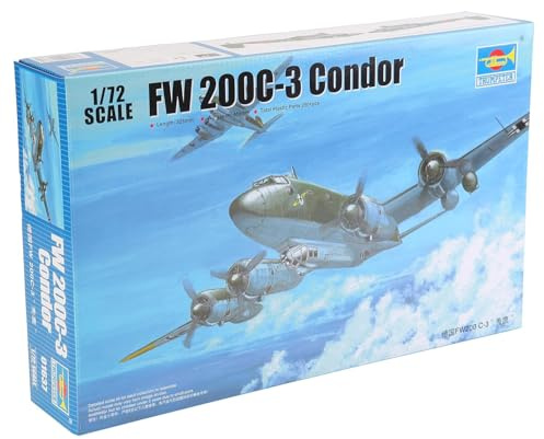 Trumpeter 01637 Modellbausatz FW200 C-3 Condor, Mittel, Vario, grün
