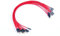 LM YN Motherboard Verlängerung Draht Set 22 AWG versilbert Kordel/vergoldete Stecker Sechs Arten von Verlängerungskabel Powe LED, HDD LED, HD Audio, Front USB Verlängerungskabel 0.3 m/27.9 cm