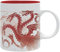 ABYSTYLE - GAME OF THRONES - Mug - 320 ml - Dragon Rouge Targaryen