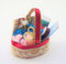 Melody Jane Puppenhaus Korb mit Stricken Zubehör Miniatur 1:12 Nähen Zimmer Zubehör
