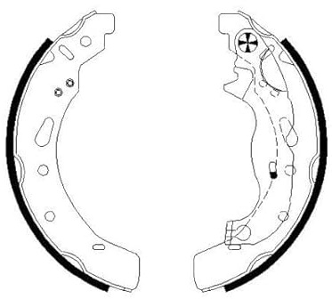 TEXTAR Bremsbackensatz 91072100 | Kompatibel mit: MAZDA 2, 2