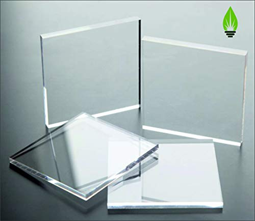 2mm Perspex Clear Acrylic Plastic Sheet Variable SIZES TO CHOOSE (500mmx500mm)