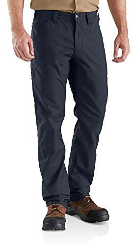 Carhartt, Herren, Rugged Professional-Serie Rugged Flex Lockere Canvas-Arbeitshose, Marineblau, W38/L36