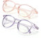 Outray Gafas de seguridad para mujer con protección antiempañamiento azul
