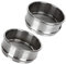 2 PCS 304 Stainless Steel Test Sieves, 200 Mesh 0.075mm + #80 Mesh 0.2mm Aperture Lab Standard Test Sieve, φ10cm/4”Dia Economy Test Sieve for Industrial Laboratory