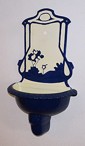 Graf von Gerlitzen Bassena Wandbrunnen Wand Brunnen Blumenampel Wasser Zapfstelle Antik Jugendstil FOU5-CDB-ohne kran