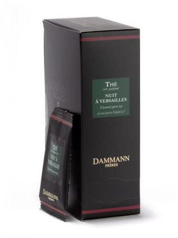 Dammann Frères | Tè Verde Bergamotto | Green Tea Kiwi & Pesca Bustine - 24 Bustine (48 Gram) | Tè Bustine Confezioni | Miscela Tè Verde Fiori d'Arancio e Viola