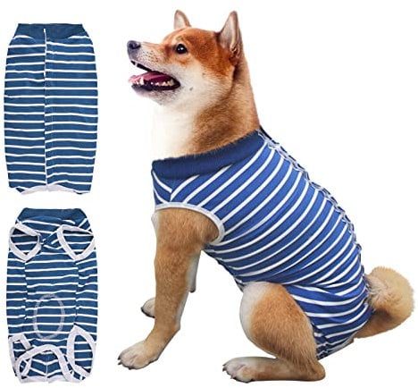 Jodsen Erholungsanzug für Hunde, Chirurgischer Genesungsanzug für Hunde & Katzen, Kegel E-Halsband Alternative, Postoperative Bauchwunden Beschützer, Verhindern Lecken für Hündin & Rüde Haustiere