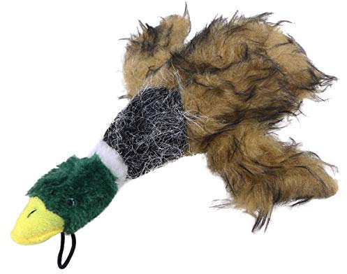 Quietschendes Hundespielzeug Ente für kleine Hunde, Plüsch,
