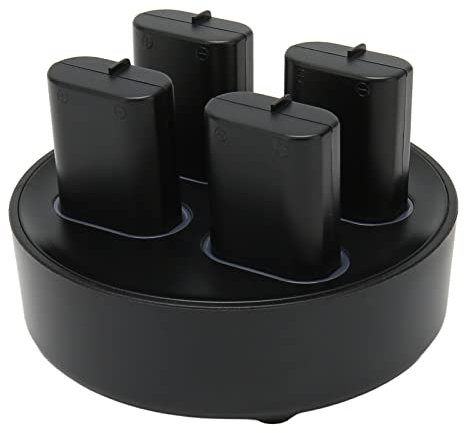 Wiederaufladbarer Akku für Controller der XboxOne X S One Elite-Serie, 4 X 800 MAh Schnellladestation mit LED-Anzeige, Mehrfacher Schutz, Lange Akkulaufzeit
