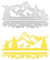 Stanzenshop Stanzschablone Berge im Schnee, Landschaft, Winter, Eiskristall, Stanzformen, Schablonen, Scrapbooking, Kartenherstellung, DIY, Prägeschablonen