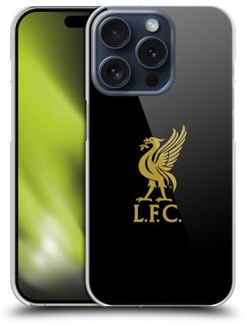 Head Case Designs Offizielle Liverpool Football Club Logo Gold Und Schwarz Liver Bird Harte Rueckseiten Handyhülle Hülle Huelle kompatibel mit Apple iPhone 15 Pro