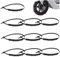 Reifenketten für E-Bike, 10pcs 50 cm/19,7-Zoll-Motorrad-Reifen-Schneeketten, Anti-Skid-Sicherheitsketten für Winter Schneetag