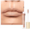 Oulac Kussechter Glitzer Lippenstift Nude - Flüssiger Langanhaltender lippenstifte, Langanhaltend & Wasserfest, Mattem Schimmern Finish, Intensive Farbe, Hydratisierte Lippen, Vegan, 4.5ml, (MS01)