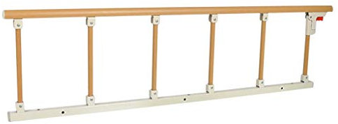 Seitenschutz für ältere Menschen, Aluminiumlegierung, Kinderbett-Stoßstange, Sicherheits-Nachttischschutz, zusammenklappbarer Betthilfsstangengriff für ältere Menschen, Holzbettschutz, Kinderbett
