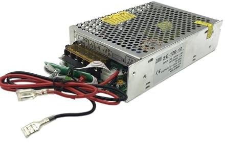 GERRIT Commutation Alimentation 120w 12V/24V Chargeur de Batterie Entrée 110/220v Commutation Transformateur (Taille : 12V)