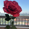 YUANXIN 165 cm, rosa gigante, fiori artificiali, fiori finti, regalo creativo, rosa fatta a mano, per anniversario di matrimonio, San Valentino, festa della mamma, matrimonio