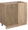 Vicco Eckunterschrank R-Line, Artisan-Eiche/Goldkraft Eiche, 86 cm ohne Arbeitsplatte
