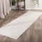 FRAAI | Home & Living Wollteppich LäUfer - Feline Weiß - Wolle - Flachgewebe - Einfarbig - Modern, Skandinavisch - Schlafzimmer, Flur, Babyzimmer - Carpet
