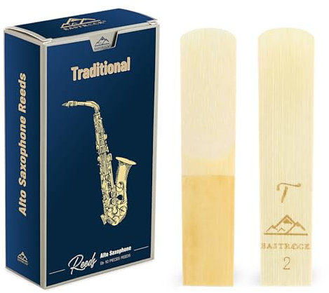 EASTROCK Traditionelle Altsaxophon-Blätter 2,0 professionelle Altsaxophon-Blätter für Saxophon, Anfänger und Saxophonisten, Stärke, 2,0–10 Stück