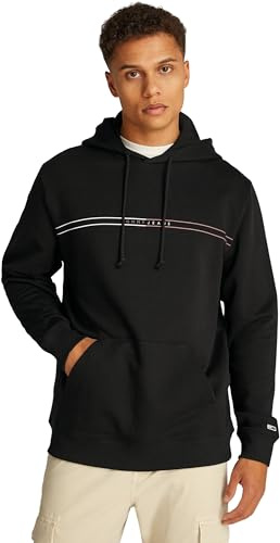 Tommy Jeans Herren TJM Reg Entry Graphic Hoodie EXT Dm0dm20847 Kapuzenpullover, Black (Black), XL EU