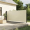 Gecheer Tenda da Sole Laterale Retrattile Crema 180x300 cm,Tenda,da Sole,Laterale,Retrattile,Estensibile,per Terrazzo,Patio,Tenda Paravento Esterno,Tenda da Sole Estensibile,J4004340