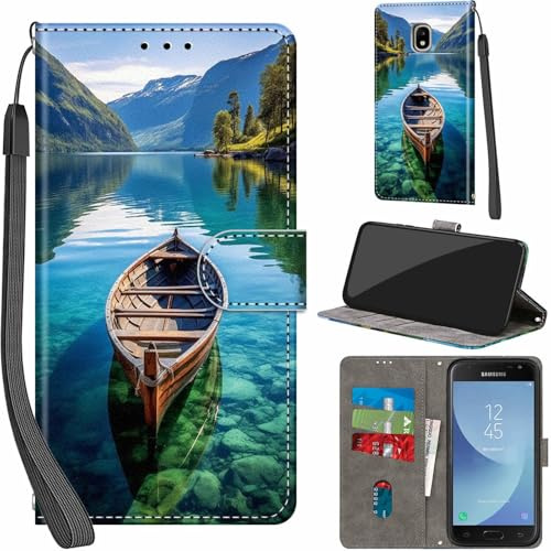 Handyhülle für Samsung Galaxy J3 2017 Hülle, Boot