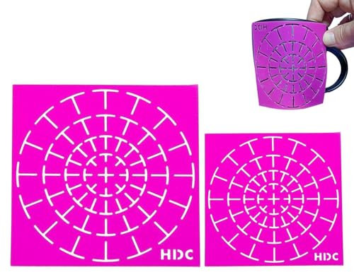 Dot Painting Schablone Vorlage Set, Dot Painting Tools Kits, Dotting Painting Tools mit glatten Kanten für Wand, Stoff, Möbel, Metall, Leinwand, Stein, Holz