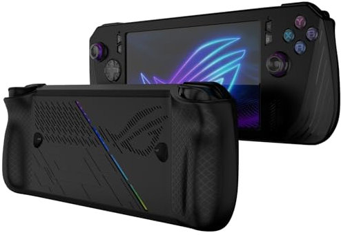 Miimall Funda compatible con ASUS ROG Ally X, ajuste delgado, antideslizante, a prueba de golpes, ultrafina, suave, resistente a los arañazos, funda protectora para consola portátil ROG Ally X 2024